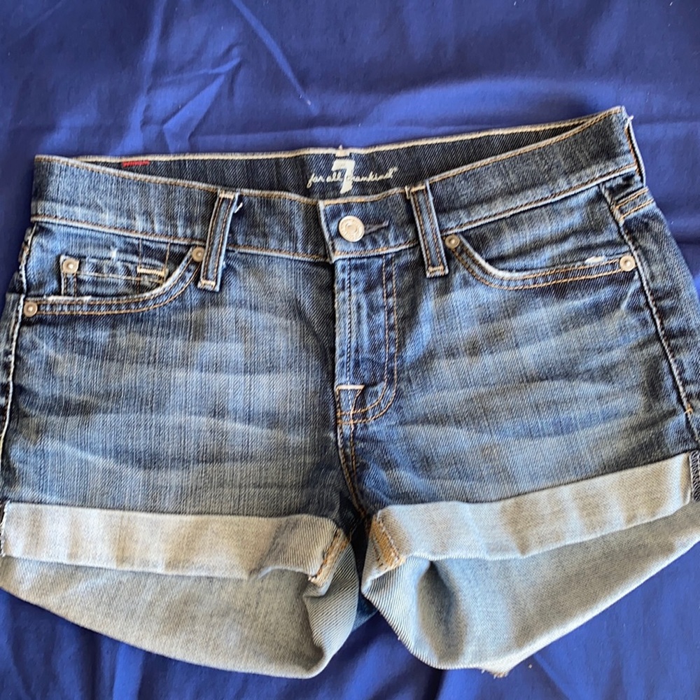 7 For All Mankind Jean Shorts